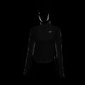 Moteriški bėgimo marškinėliai ilgomis rankovėmis Nike Tempo Swoosh Run Dri-Fit 1/4-Zip white/black 6