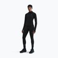 Moteriški bėgimo marškinėliai ilgomis rankovėmis Nike Tempo Swoosh Run Dri-Fit 1/4-Zip black/white 2