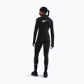 Moteriški bėgimo marškinėliai ilgomis rankovėmis Nike Tempo Swoosh Run Dri-Fit 1/4-Zip black/white 3