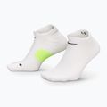 Kojinės Nike Running Midweight No-Show white/volt/black