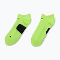 Kojinės Nike Running Midweight No-Show volt/black/black 2