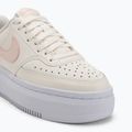 Nike Court Vision Alta moteriški bateliai blyškios dramblio kaulo spalvos/plautai koralinės/baltos spalvos 7
