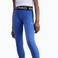 "Nike Pro Dri-FIT" kometinės mėlynos/juodos/baltos spalvos vaikiškos tamprės 4