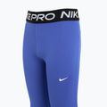 "Nike Pro Dri-FIT" kometinės mėlynos/juodos/baltos spalvos vaikiškos tamprės 9