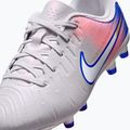 Vaikiški futbolo bateliai Nike United Tiempo Legend 10 Academy Jr FG/MG vast grey/racer blue 7