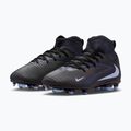 Nike Phantom 6 High Club FG/MG juodos/juodos spalvos vaikiški futbolo bateliai 10