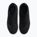 Nike Phantom 6 High Club FG/MG juodos/juodos spalvos vaikiški futbolo bateliai 13