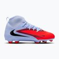 Nike Phantom 6 High Club FG/MG vaikų futbolo bateliai royal tint/bright crimson 8