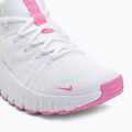 Moterų treniruočių bateliai Nike Free Metcon 6 white/playful pink 7