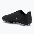 "Nike Phantom 6 Low Club MG" juodos/juodos spalvos vaikiški futbolo bateliai 3