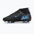 Vaikiški futbolo bateliai Nike Mercurial Superfly 10 Club FG/MG black/ice blue 9