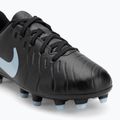 Nike Tiempo Legend 10 Club FG/MG juoda/juoda vaikiški futbolo bateliai 7