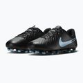 Nike Tiempo Legend 10 Club FG/MG juoda/juoda vaikiški futbolo bateliai 10