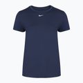 Moteriški treniruočių marškinėliai Nike One Classic Dri-Fit midnight navy/white 4