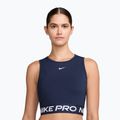 Moteriška sportinė palaidinė Nike Pro Dri-Fit midnight navy/white