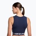Moteriška sportinė palaidinė Nike Pro Dri-Fit midnight navy/white 2