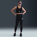 Moteriškos bėgimo tamprės Nike Tempo Swoosh Run High-Waisted 7/8 black/white 7
