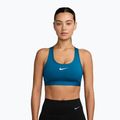 Sportinė liemenėlė Nike Swoosh Medium Support green abyss/white