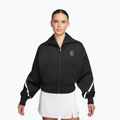 Moteriškas teniso džemperis Nike Advantage Dri-Fit FZ black/white