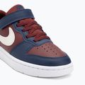 Nike Court Borough Low vaikiški bateliai Recraft dark team red/soft pearl/midnight navy 7
