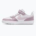 Vaikiški batai Nike Court Borough Low Recraft white/plum fog/white/venice 2