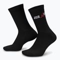 Kojinės  Jordan Everyday Crew 1 pair black/white/university red