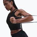 Moteriška treniruočių viršutinė dalis Nike One Fitted Dri-Fit Cropped Tank black/dark smoke grey 4