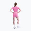 Nike Pro Dri-Fit Graphic Cropped žaisminga rožinė/rožinė puta/balta moteriška treniruočių viršutinė dalis 3