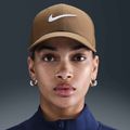Nike Dri-FIT Club beisbolo kepuraitė mosswood brown/white 5