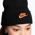 Vaikiška žieminė kepurė Nike Peak black/safety orange 5