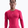 Vyriški treniruočių marškinėliai ilgomis rankovėmis Nike Pro Dri-Fit Tight Fitness rush pink/black 4