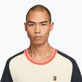 Vyriški teniso marškinėliai Nike Court Heritage sail/dark obsidian 3
