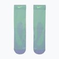 Kojinės Nike Running Lightweight Crew iron purple/voltage green/voltage green 2