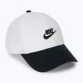 Kepurė su snapeliu Nike Club Unstructured Futura Wash white/black/black