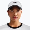Kepurė su snapeliu Nike Club Unstructured Futura Wash white/black/black
