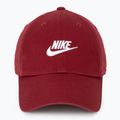 Kepurė su snapeliu Nike Club Unstructured Futura Wash team crimson/white 2
