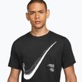 Vyriški sportiniai marškinėliai Nike HBR Dri-FIT black/white 3
