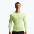 Vyriški treniruočių marškinėliai ilgomis rankovėmis Nike Pro Dri-Fit Tight Fitness light liquid lime/black
