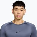 Vyriški treniruočių marškinėliai ilgomis rankovėmis Nike Pro Dri-Fit Tight Fitness diffused blue/black 3