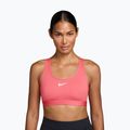 Sportinė liemenėlė Nike Swoosh Medium Support sea coral/white