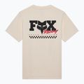 Vyriški marškinėliai Fox Racing Checker 195 Original off white 2
