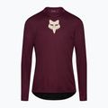 Vyriški ilgomis rankovėmis dviračių marškinėliai Fox Racing Ranger Fox Head LS dark maroon 5