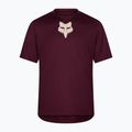 Vyriški dviračių marškinėliai Fox Racing Ranger Fox Head SS dark maroon 5