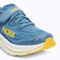 Vaikiški bėgimo bateliai HOKA Clifton 10 alpine blue/foggy night 7
