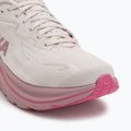 Moteriški bėgimo batai HOKA Clifton 10 Wide rose cream/dried rose 7