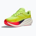 Moteriški bėgimo bateliai Hoka Mach X 3 Nneon yuzu/squid ink 2