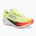 Moteriški bėgimo bateliai Hoka Mach X 3 Nneon yuzu/squid ink