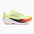 Moteriški bėgimo bateliai Hoka Mach X 3 Nneon yuzu/squid ink 2
