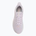 Moteriški bėgimo bateliai HOKA Clifton 10 lilac cream/tangerine glow 5