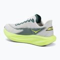 Moteriški bėgimo bateliai HOKA Mach 7 frost/neon yuzu 3